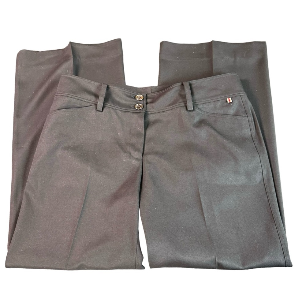 Burberry Black wool Blend with Stretch Dress pants size 14